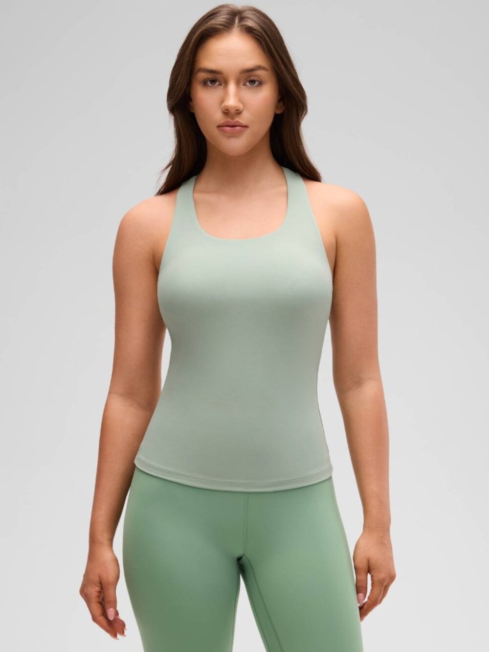 Butterluxe Waist Length Built in Bra Tank